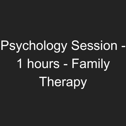 Sessão de Psicologia - 1 hora - Terapia Familiar